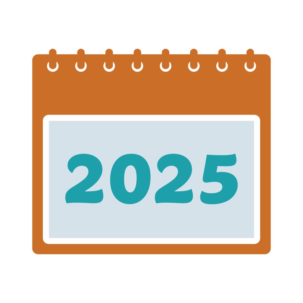 A 2025 calendar 